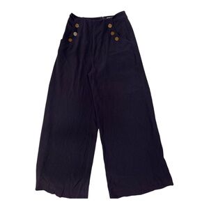 Zimmermann Navy Wide Leg Trouser Dress Pants 1M 6